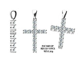 Sterling Silver Semi Mount Pendant Setting Round RD 3x3mm - Syzjewelry